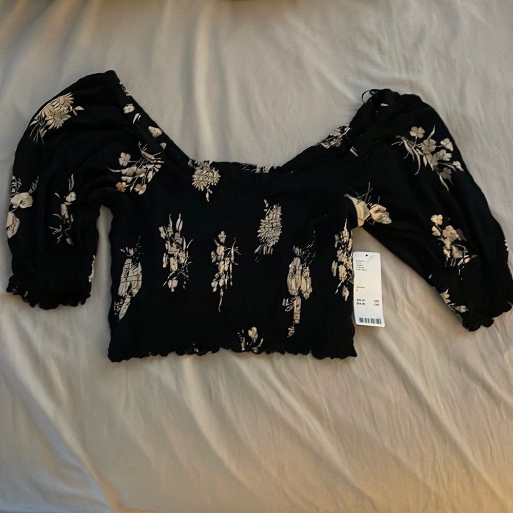 Urban Outfitters Large Ruched Off the Shoulder Top